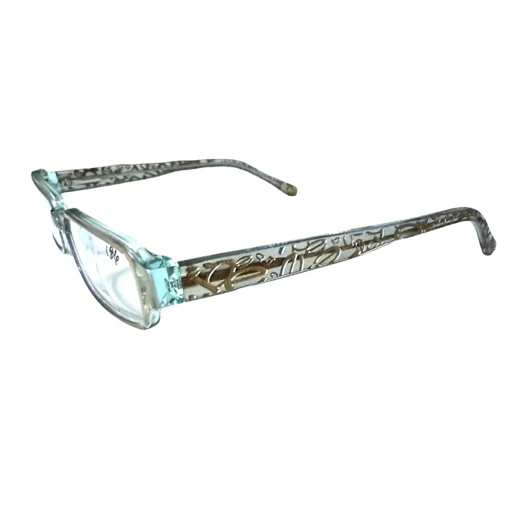 bebe Señorita Citron Glasses Frames Yellow Rectangular Spring Hinges 49-16-130